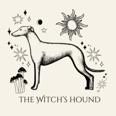 The Witchs Hound Tote Bag Design