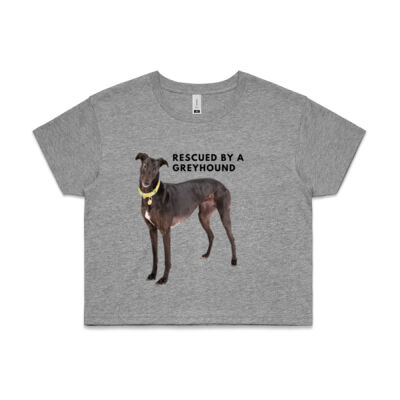 Rescued by a greyhound - black Thumbnail