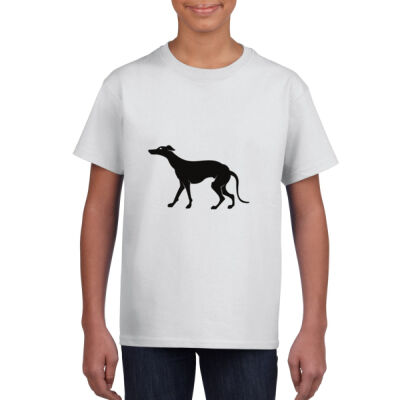 Kids black hound T Thumbnail