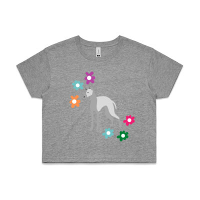 little grey floral T Thumbnail