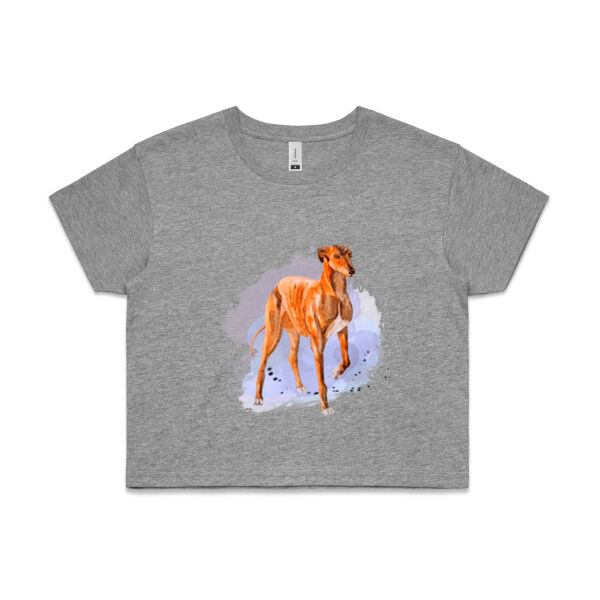 Red fawn watercolour Thumbnail