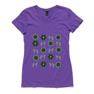 Funky hound green pattern  Thumbnail